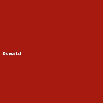 Hersteller: Oswald