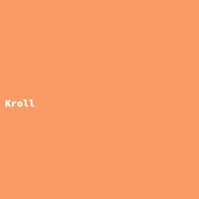 Hersteller: Kroll