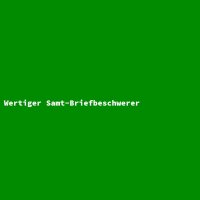 Wertiger Samt-Briefbeschwerer