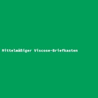 Mittelmäßiger Viscose-Briefkasten