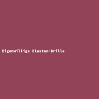 Eigenwillige Elastan-Brille