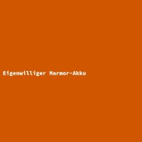 Eigenwilliger Marmor-Akku