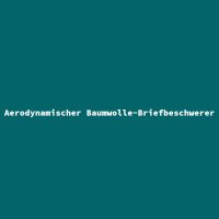 Aerodynamischer Baumwolle-Briefbeschwerer