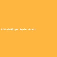 Mittelmäßiges Papier-Brett