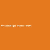 Mittelmäßiges Papier-Brett
