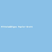 Mittelmäßiges Papier-Brett