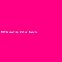 Mittelmäßige Wolle-Tasche