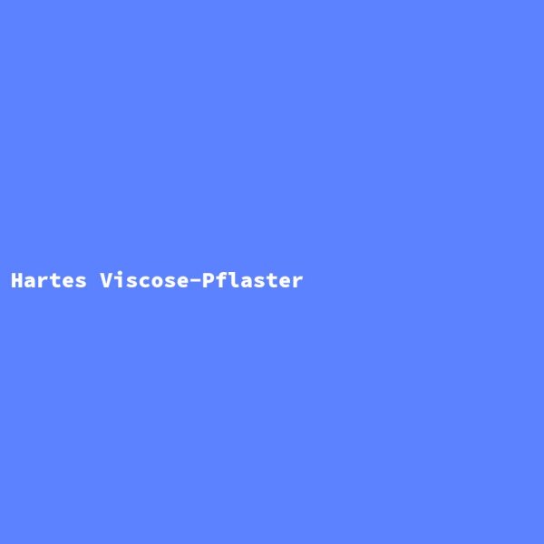 Hard Viscose Band-Aid