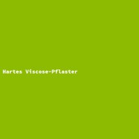 Hartes Viscose-Pflaster