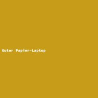 Guter Papier-Laptop