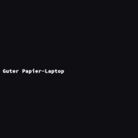 Guter Papier-Laptop