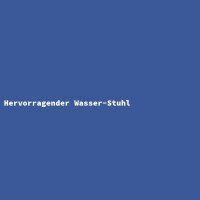 Hervorragender Wasser-Stuhl