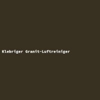 Klebriger Granit-Luftreiniger